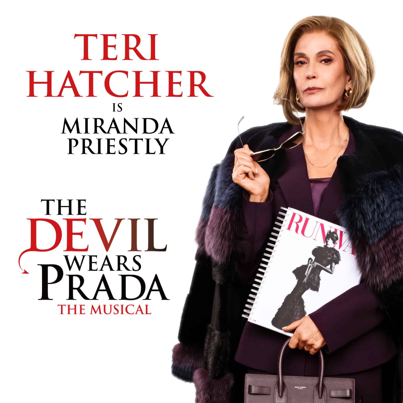 Teri Hatcher is Miranda Priestly in The Devil Wears Prada The Musical - Dominion Theatre London
